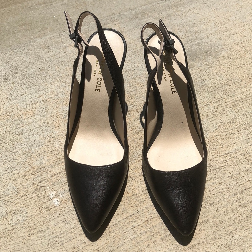 Kenneth Cole Leather Sling backs